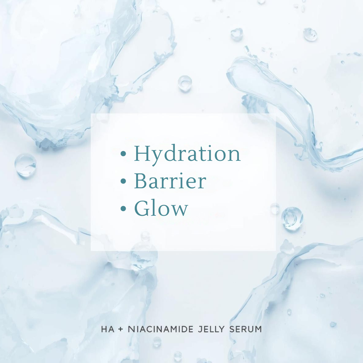 HA + Niacinamide Serum – Hydrating Jelly for Barrier Support
