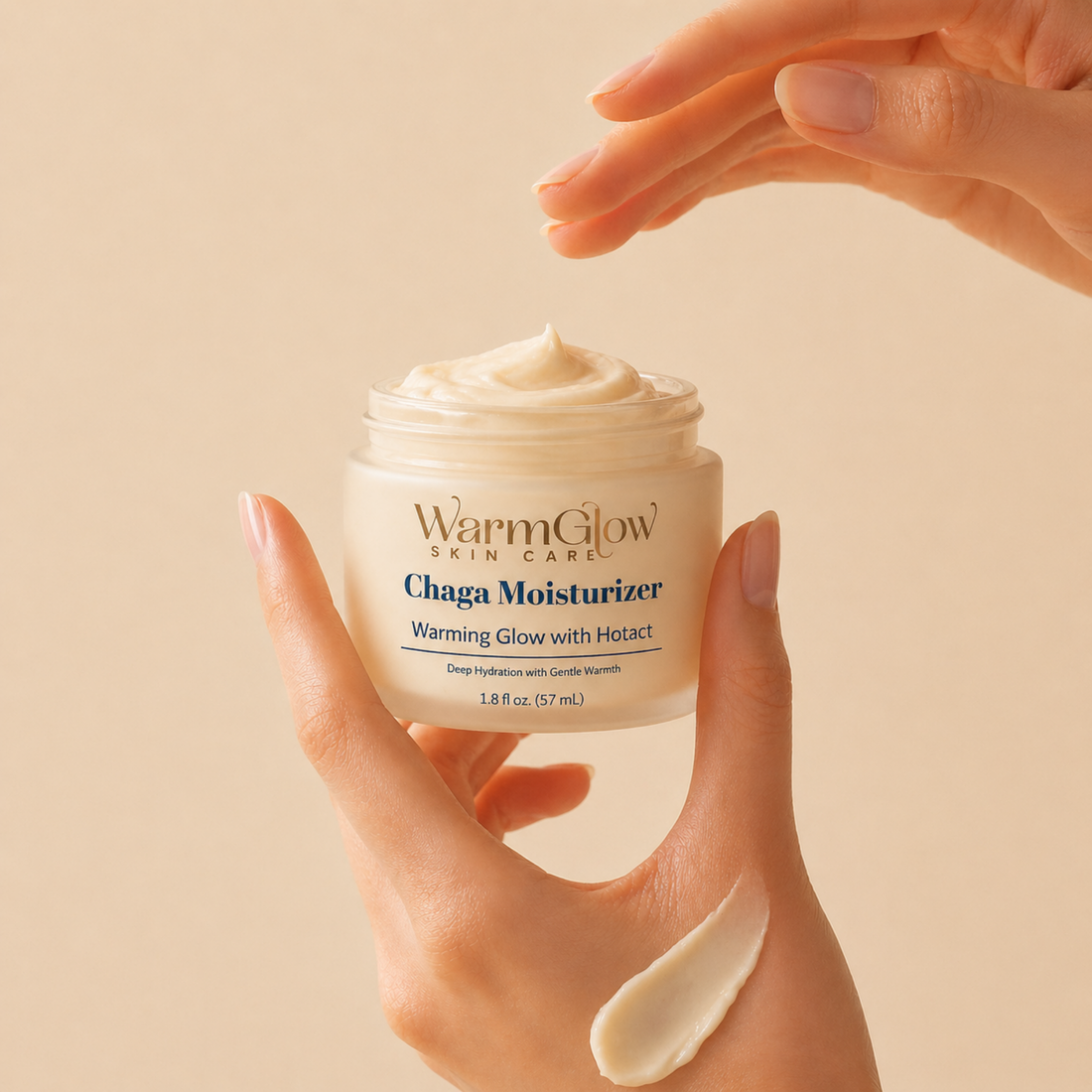 Chaga Moisturizer – Warming Glow with Hotact