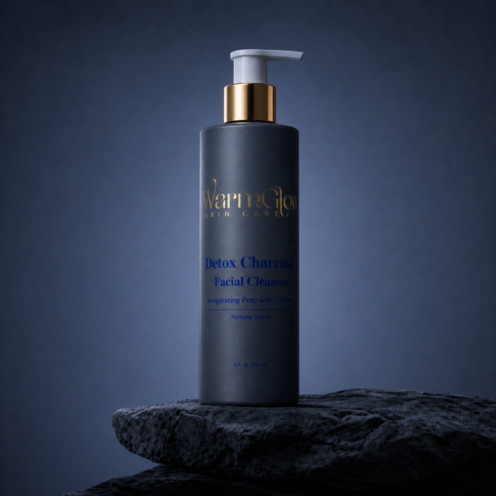Detox Charcoal Facial Cleanser – Invigorating Prep with Caffeine