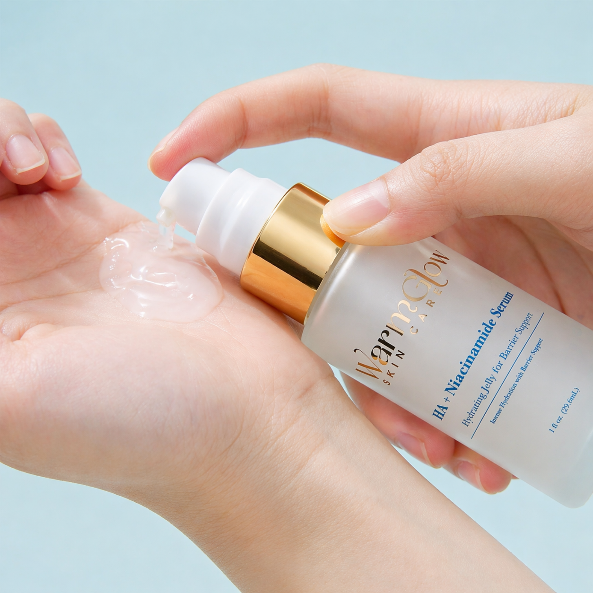 HA + Niacinamide Serum – Hydrating Jelly for Barrier Support