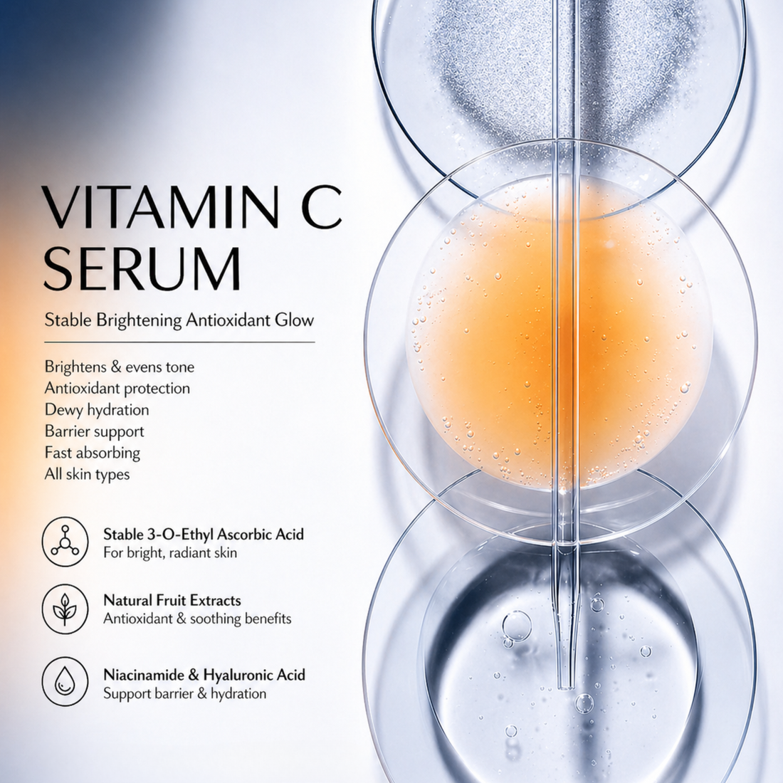Vitamin C Serum – Stable Brightening Antioxidant Glow